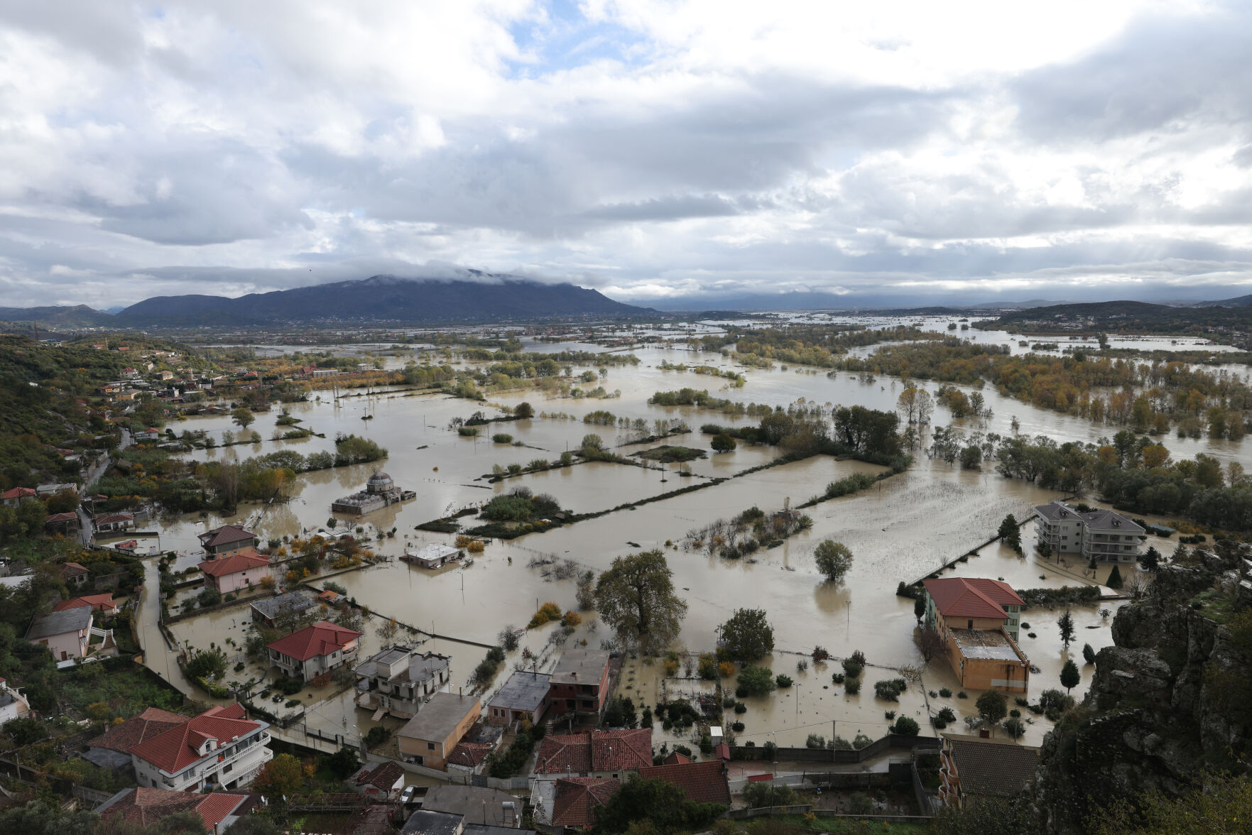 APTOPIX Albania Europe Floods